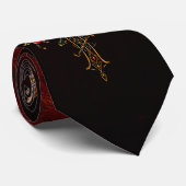 Das elegante Kreuz Krawatte (Gerollt)