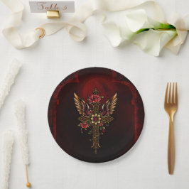 Das elegante Kreuz Pappteller
