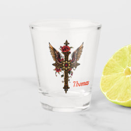 Das elegante Kreuz Schnapsglas