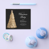 Das elegante Menü des Goldbaumes für die Einladung (Einzeln)