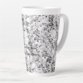 Das elegante Schwarz-Weiß-Design mit Stil Milchtasse (Rechte Ecke)