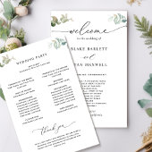 Das elegante und minimale Hochzeitsprogramm für Gr