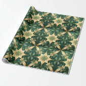 Das elegante Weihnachten - Stern Geschenkpapier (Ungerollt)