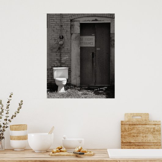 Das elektrische Gebäude Poster (Küche)