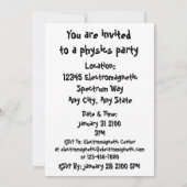 Das elektromagnetische Spektrum (Physik) Einladung (Rückseite)