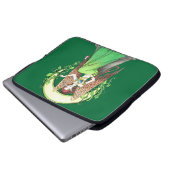 Das Element der Laptop-Seele der Erde Laptopschutzhülle (Vorne Knopf)