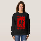 Das Element der Überraschung Ah Wissenschaft Chemi Sweatshirt (Vorne ganz)