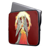 Das Element des Feuer-Laptop-Siebes Laptopschutzhülle (Vorderseite Links)