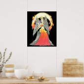 Das Element Feuer - Poster (Küche)