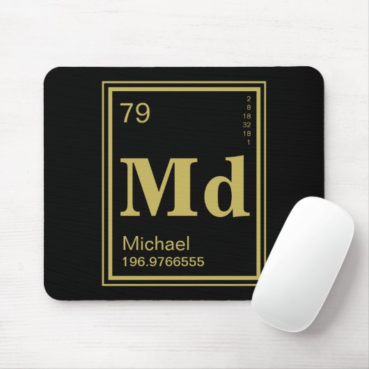 Das Element von Ihnen! Name-periodische Tabelle Mousepad (Mit Mouse)