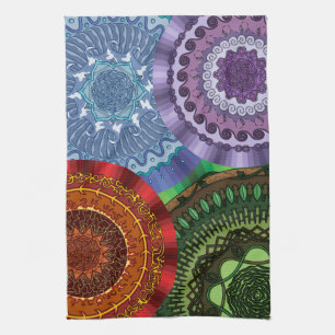 Das Elemente Mandalas Handtuch