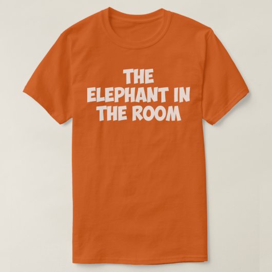 DAS ELEPHANT IM ZIMMER T-Shirt (Design vorne)