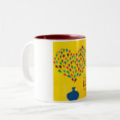 Das Elixier der Liebe Zweifarbige Tasse (Vorderseite Links)