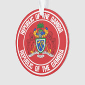 Das Emblem der Gambia-Runde Ornament (Vorderseite)