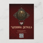 Das Emblem der Liebe. Begleitkarte (Vorderseite)