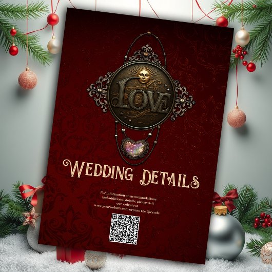 Das Emblem der Liebe. Begleitkarte