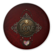 Das Emblem der Liebe. Keramikknauf (Vorderseite)