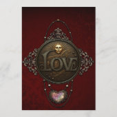 Das Emblem der Liebe. Menükarte (Rückseite)