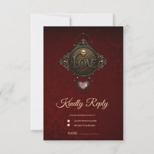 Das Emblem der Liebe. RSVP Karte