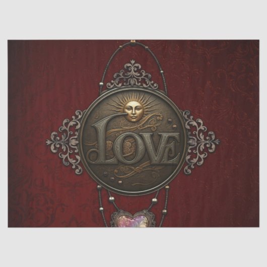 Das Emblem der Liebe. Seidenpapier (Vorderseite)