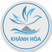 Das Emblem der Provinz Khanh Hoa Aufkleber (Vorderseite)