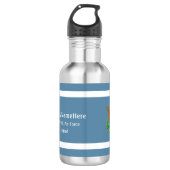 Das Emblem der US-Luftwaffe personalisieren Edelstahlflasche (Vorderseite)