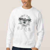 Das Emblem des römischen Reich-SPQR Sweatshirt (Vorderseite)