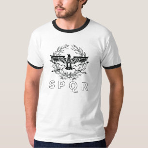 Das Emblem des römischen Reich-SPQR T-Shirt
