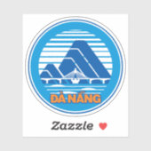 Das Emblem von Da Nang, Vietnam Aufkleber (Blatt)