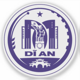 Das Emblem von DAn, Vietnam Aufkleber