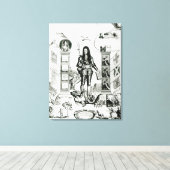 Das Emblem von England, Oktober 1690 Leinwanddruck (Insitu (Holzboden))