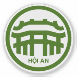 Das Emblem von Hoi An, Vietnam Aufkleber