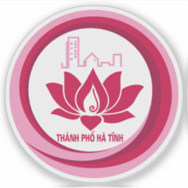 Das Emblem von Thành Phố Hà Tænh, Vietnam Aufkleber