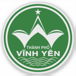 Das Emblem von Thành Phố Vænh Yên, Vietnam Aufkleber