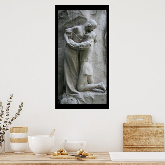 Das Embrace-Poster Poster (Küche)