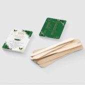 Das Emerald Green Floral Events Programm für Quinc Fächer (Non-assembled)