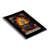 Das Emotionale Dumpster Fire Tarot Card Notebook Notizblock (Rechte Seite)