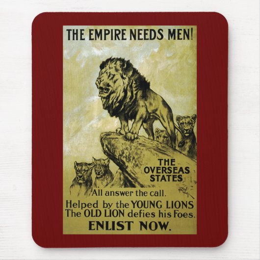 Das Empire braucht Männer Mousepad (Vorne)