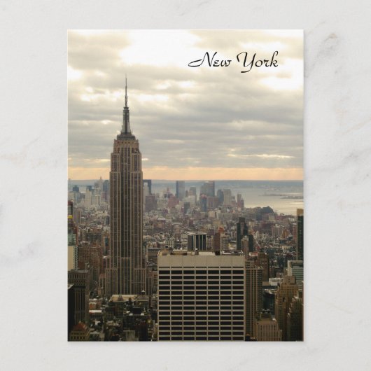 Das Empire State Building (Farbe) Postkarte (Vorderseite)
