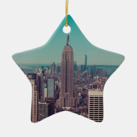 Das Empire State Gebäude Keramikornament (Vorne)