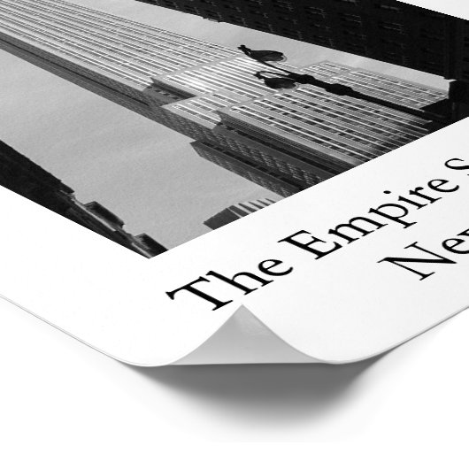 Das Empire State Gebäude Poster (Ecke)