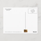 Das Empire State Gebäude (Schwarz & Weiß) Postkarte (Rückseite)