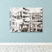 Das Empire Theater, der Leicester Square Leinwanddruck (Insitu (Holzboden))