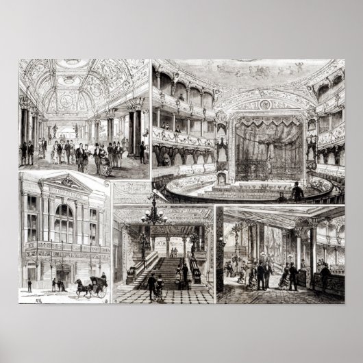 Das Empire Theater, der Leicester Square Poster (Vorne)