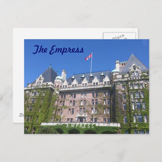 Das Empress Hotel Postkarte (Vorne/Hinten)