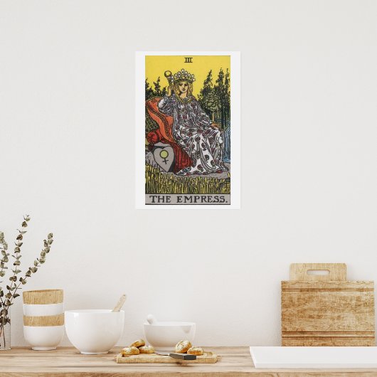 Das Empress Tarot Card Poster (Küche)