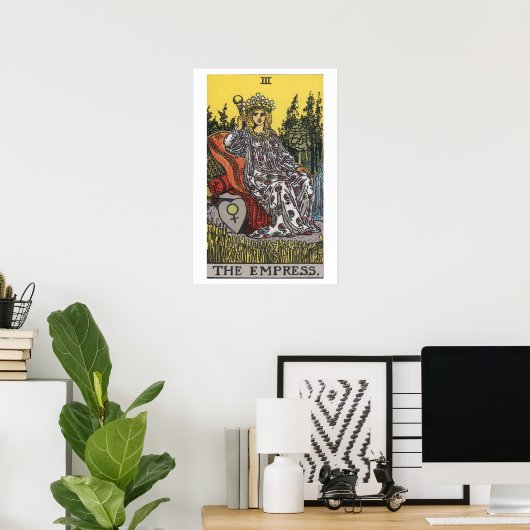 Das Empress Tarot Card Poster (Heimbüro)