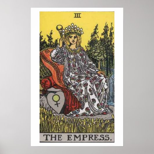 Das Empress Tarot Card Poster (Vorne)