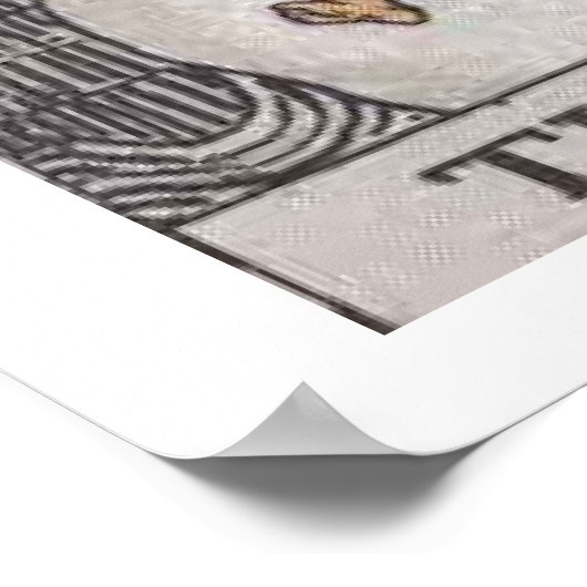 Das Empress Tarot Card Poster ist fett und farbenf (Ecke)