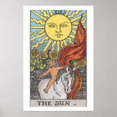 Das Empress Tarot Card Poster ist fett und farbenf (Vorne)